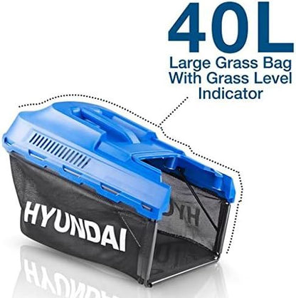 Hyundai HYM3800E Electric Lawn Mower 1600W 230V 240V 38cm Corded Mulching Garden Mower Garden Grass Cutting