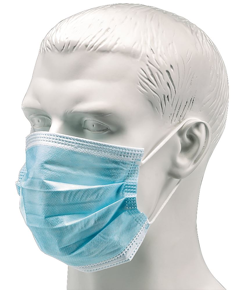 30923 Draper Disposable Face Masks (Pack of 50) CMFM/50 Dust Masks, Respirators, Face Shields and Guards Professional Trade DIY Workshop Garage Use