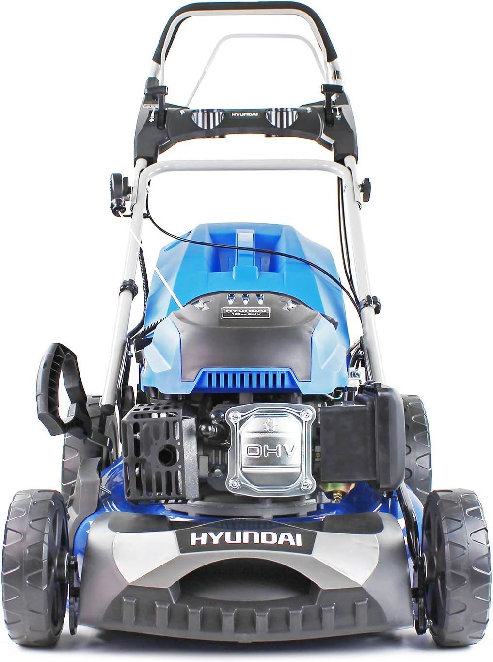 Hyundai HYM460SPE Petrol Lawn Mower 139cc 18"/46cm Electric Start Self Propelled Garden Mower Garden Grass Cutting