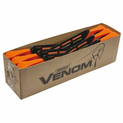 Draper VENOM 350MM 8PPI HP HAND SAW 82205 Draper VenomÂ® First Fix Triple Ground Tool Box Saw, 350mm, 7tpi/8ppi