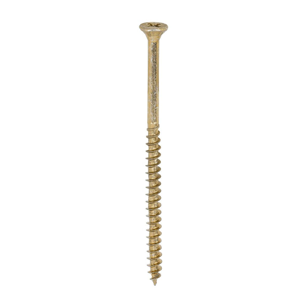 TIMCO Velocity Screw PZ2 CSK ZYP 4.5 x 80 Gold Pack 200