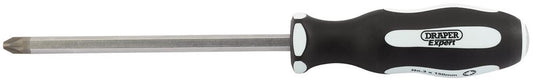 Draper NO.3X150MM POUND THRU PZ S/D 35232 Pound Thru' PZ TYPE Soft Grip Screwdrivers