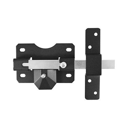 TIMCO Long Throw Gate Lock - Single 70mm Black Pack 1