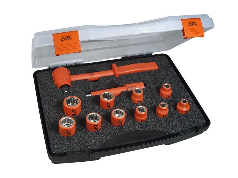 ITLInsulated UKC-03100 Insulated Socket Set of 12 1/2in Drive