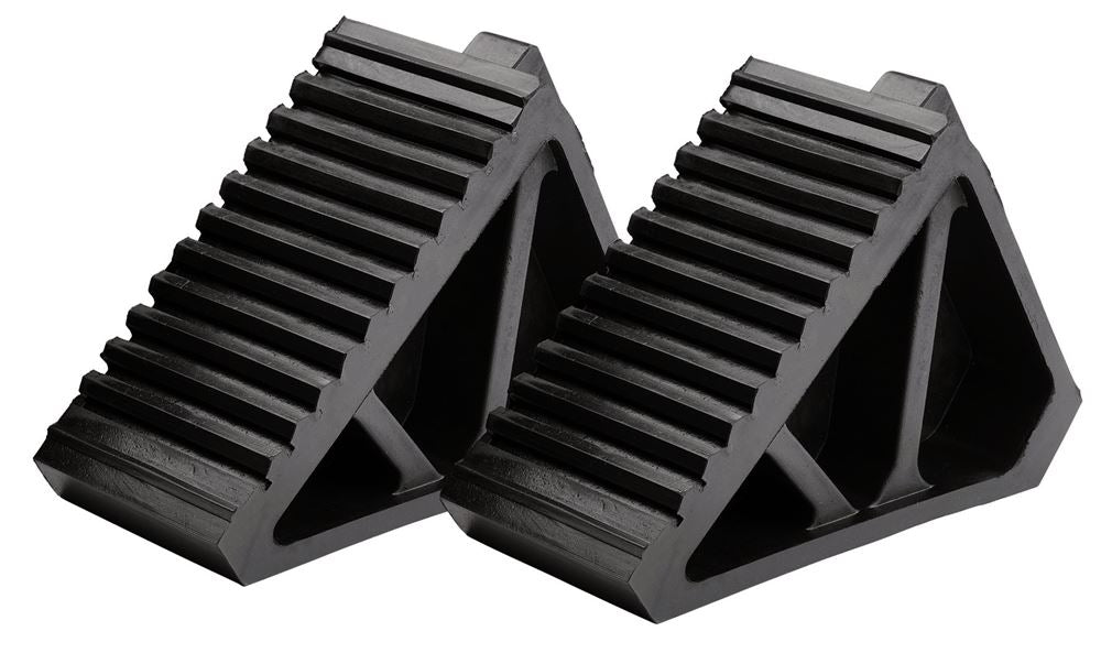 Draper 6T RUBBER WHEEL CHOCKS - PAIR Rubber Wheel Chocks (Pair)