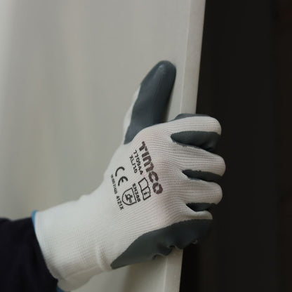 TIMCO Secure Grip Glove Nitrile Foam Medium Pack 1