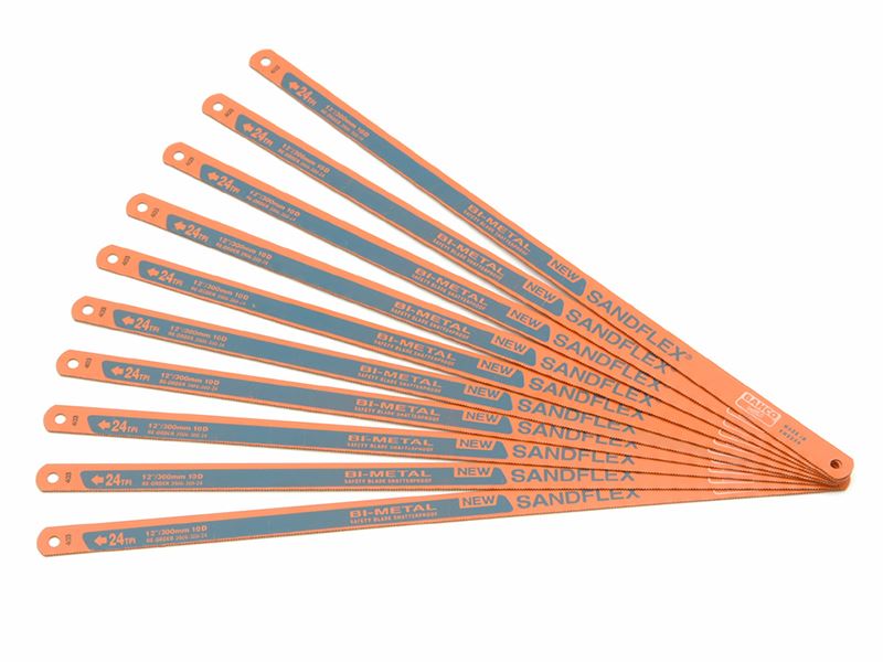 Bahco 3906-300-24-10P 3906 Sandflex� Hacksaw Blades 300mm (12in) x 24 TPI (Pack 10)