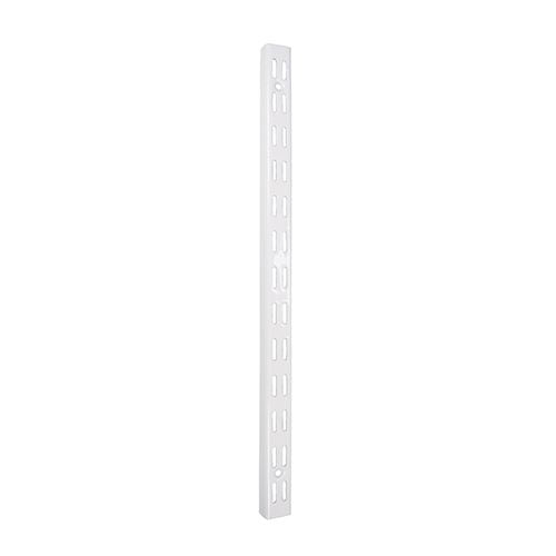 TIMCO Twin Slot Upright White 1220mm White Pack 10