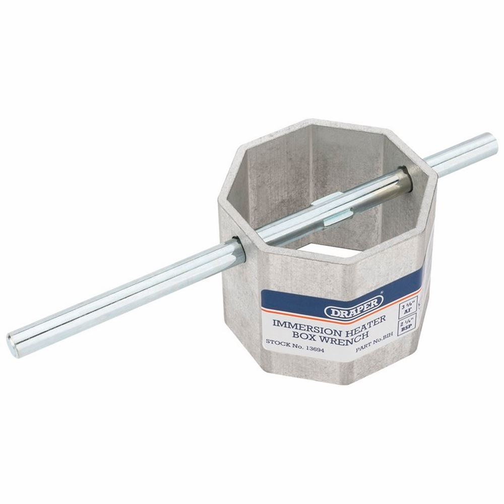 Draper BOX SPANNER FOR IMMERSION 85MM 13694 Immersion Heater or Box Wrench