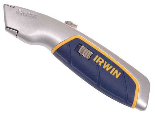 IRWIN 10504236 ProTouch Retractable Utility Knife Heavy Duty Metal Body Grip