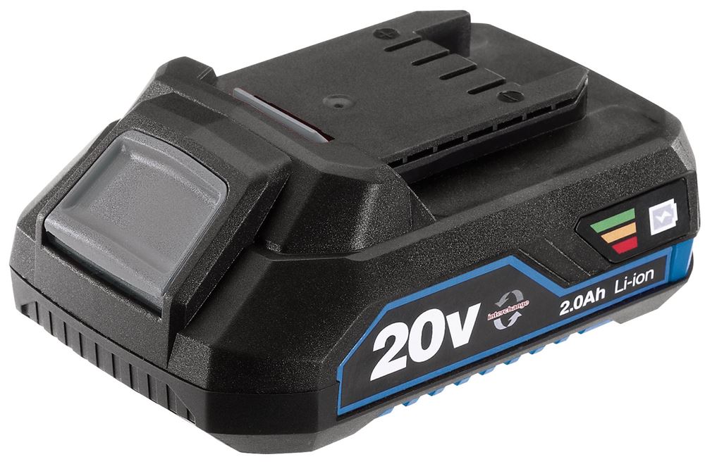 89437 Draper Storm Force Storm Force 20V Li-ion Battery, 2.0Ah B202LISF 20V Storm Force Power Interchange Range Professional Trade DIY Workshop Gara