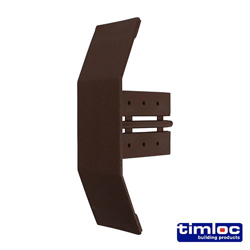 TIMCO Dry Verge Eaves Starter Brown 155 x 105 Brown Pack 1