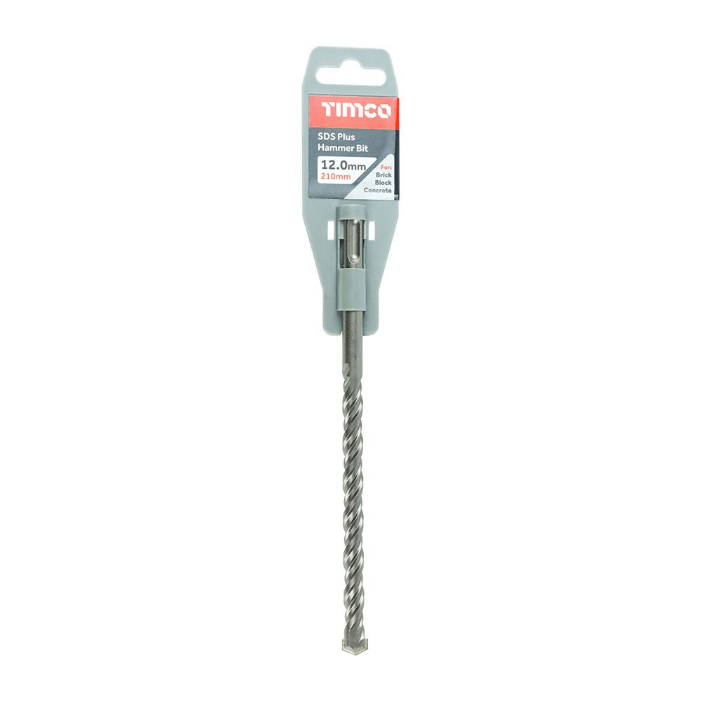 TIMCO SDS Plus Hammer Bit 12.0 x 210 Pack 1