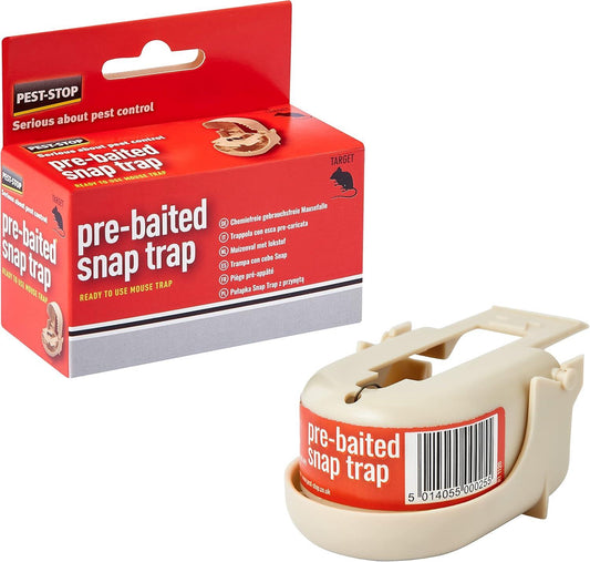 Pest Stop Pre-Baited Snap-Trap Boxed