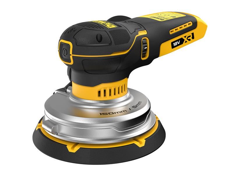 DeWalt DCW230N-XJ 18V XR Brushless 150mm Random Orbital Sander Bare Unit with Dust Bag, Variable Speed and AirLock Dust Extraction