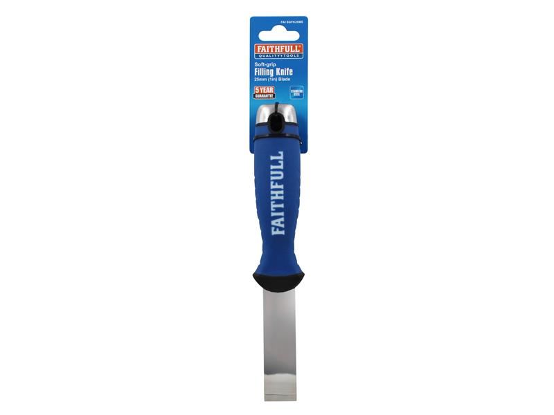 Faithfull FAISGFK25ME Soft Grip Filling Knife 25mm |