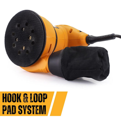 JCB 21-RO125 Orbital Sander 320W 125mm 5in Variable Speed 230V Random Orbital Sander Wood Sander
