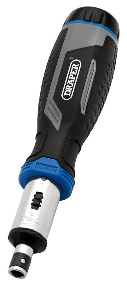 Draper SET 9 - 13PC SET - RATCHET Soft Grip Ratchet Screwdriver and Bit Set, 1/4" (13 Piece)