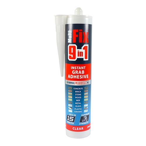 TIMCO 9in1 Instant Grab Adhesive CLR Clear 290ml Pack 1.0