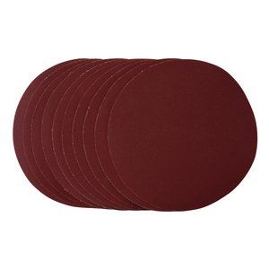 Draper 180MM SANDING DISC 320G 56371 56371 Sanding Discs, 180mm, Hook & Loop (Pack of 10)