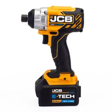 JCB 21-18BLID-5X-B Cordless Impact Driver 5Ah 18V Brushless Battery & Charger Cordless Impact Driver
