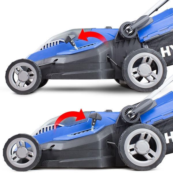 Hyundai HYM40LI380P Cordless Lawn Mower 40V 38cm Rear Roller Li-Ion Battery & Charger Garden Mower Garden Grass Cutting