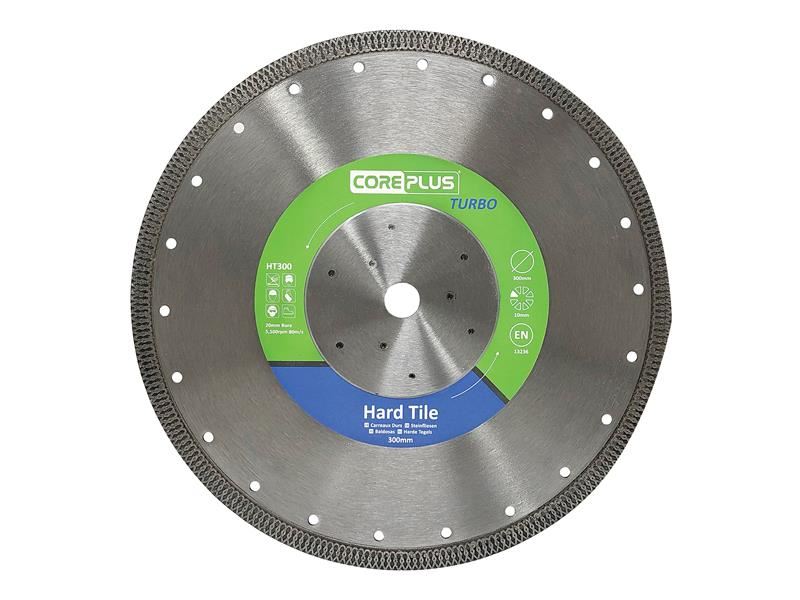 CorePlus CORDBHT300 HT300 Hard Tile Turbo Diamond Blade 300mm