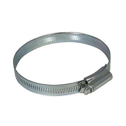 TIMCO Hose Clips Zinc 60-80mm Silver Pack 10