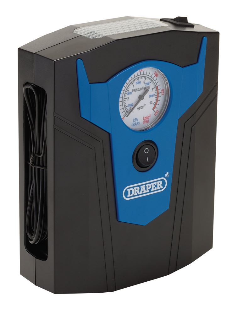 Draper ANALOGUE TYRE INFLATOR 13274 13274 12V Analogue Tyre Inflator