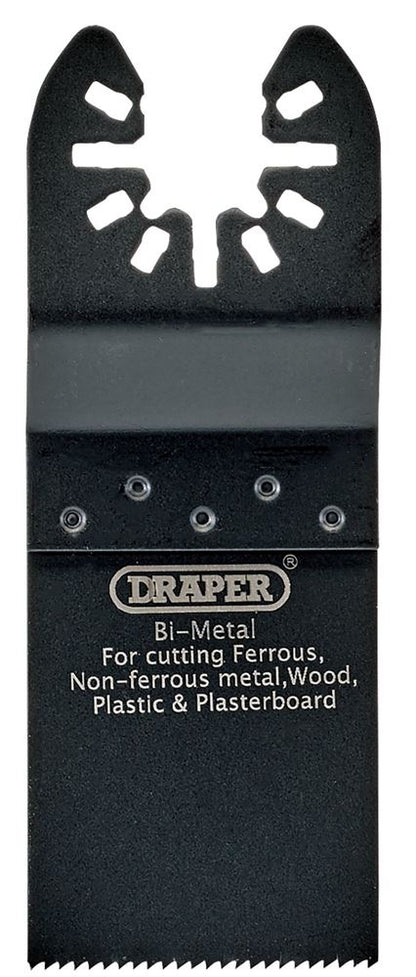 70466 Draper Oscillating Multi-Tool Plunge Cutting Blade, 34 x 90mm, 18tpi Bi-metal Multi Tool Oscillating Professional Trade DIY Workshop Garage Us