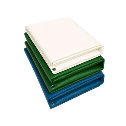 Heavy Duty Blue Waterproof Tarpaulin Sheet Cover for Camping, Garden, Roof & Building Site