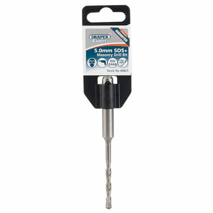 Draper 5.0X110 SDS MASONARY DRILL 40825 Metric SDS+ Masonry Drill Bits