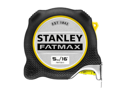 Stanley FATMAX XTREME 5m / 16ft Tape Measure – Beast Hook, Finger Brake & Double-Sided Blade