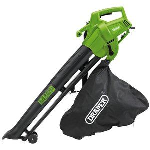 Draper 3000W GARDEN VAC/BLOWER/MULCHE 94794 94794 230V Garden Vacuum, Blower and Mulcher, 3000W