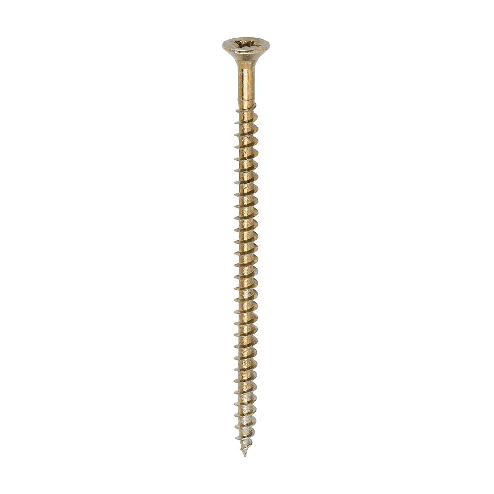 TIMCO Solo Woodscrew PZ2 CSK ZYP 4.5 x 80 Gold Pack 200