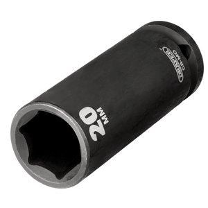 Draper 20MM IMPACT DEEP SOCKET 1/2DR 20191 20191 Hi-TORQÂ® Deep Impact Sockets