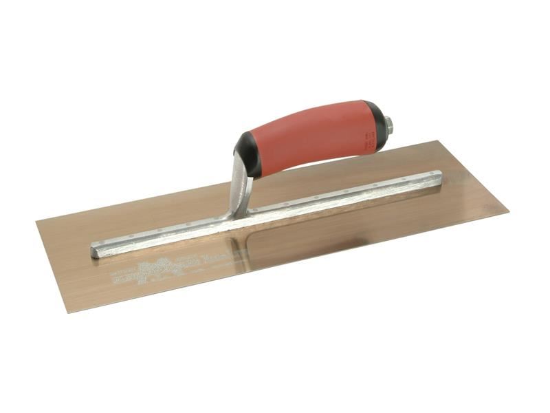 Marshalltown MXS73GSD MXS73GSD Gold Finishing Trowel DuraSoft® Handle 14 x 4.3/4in
