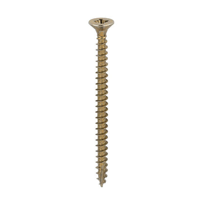 TIMCO Classic Screw PZ2 CSK ZYP 4.0 x 55 Gold Pack 200