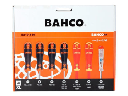 BAH B219.110 BAHCOFIT XL Screwdriver Set, 10 Piece