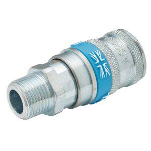 Draper VERTEX COUPLING BODY 3/8M 51409 PCL Vertex Slim Air Line Couplings (display packed)