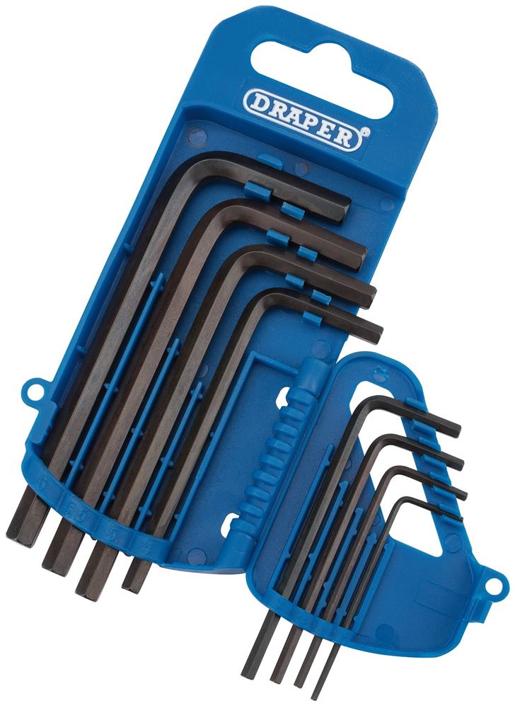 Draper MM HEXAGON KEY SET&HOLDER 8PC 33679 Metric Hexagon Key Set (8 Piece)