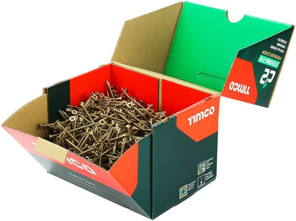 TIMCO C2 Strong-Fix Industry Pack 4.0 x 50 Gold Pack 1000