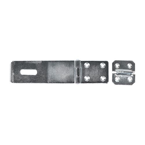 TIMCO Safety Hasp-Staple Zinc 4 1/2" Silver Pack 1