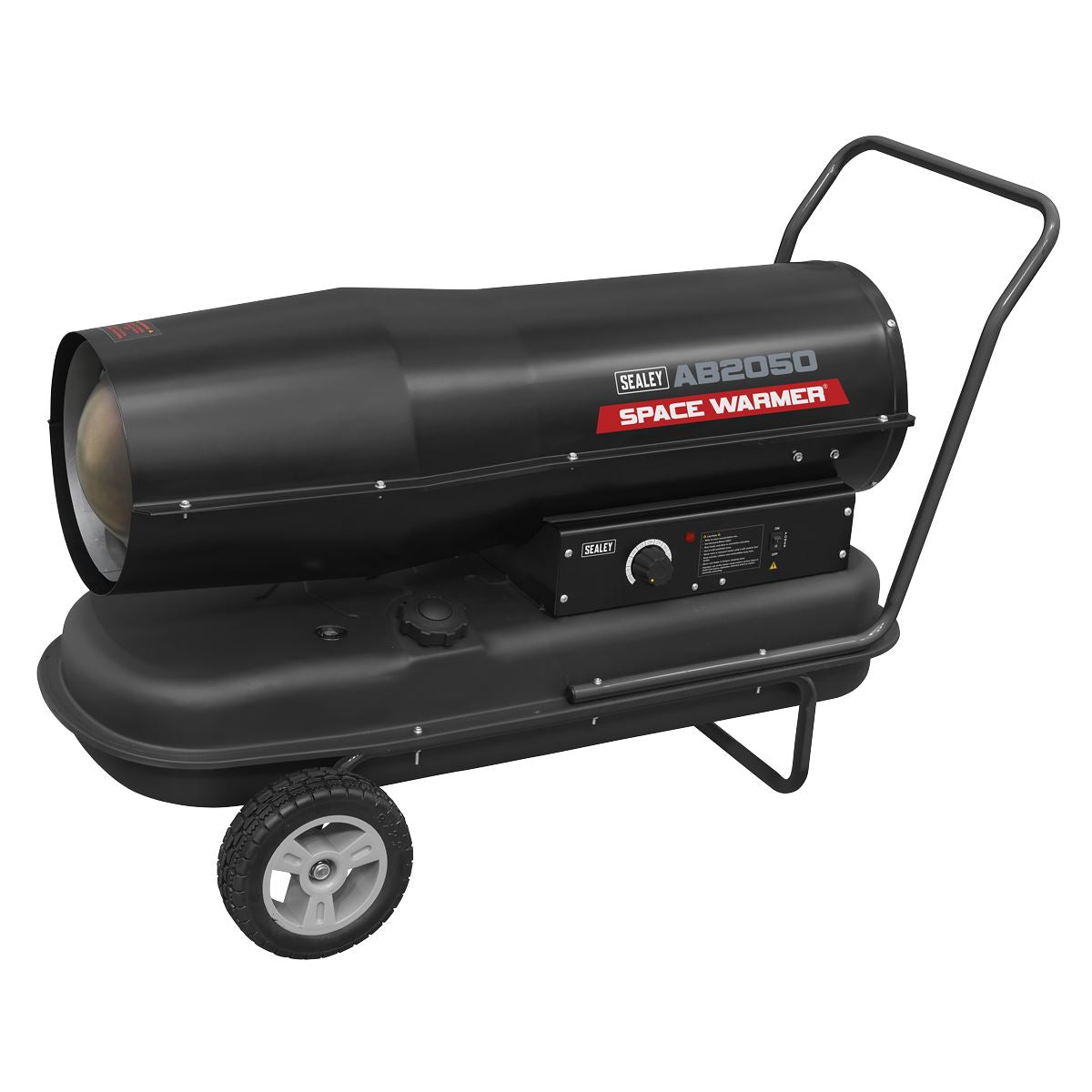 Sealey AB2050 Space Warmer Kerosene/Diesel Heater with Wheels 205,000Btu/hr | 205,000Btu/hr(60kW), 230V~50Hz, Thermostat, Wheels