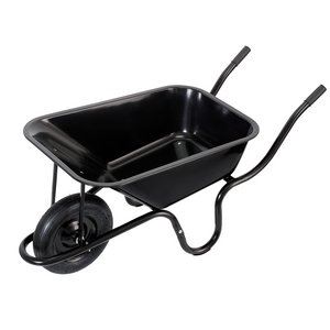 Draper CONTRACTORS WHEELBARROW 85L HD 82755 82755 Metal Tray Contractors Wheelbarrow, 85L