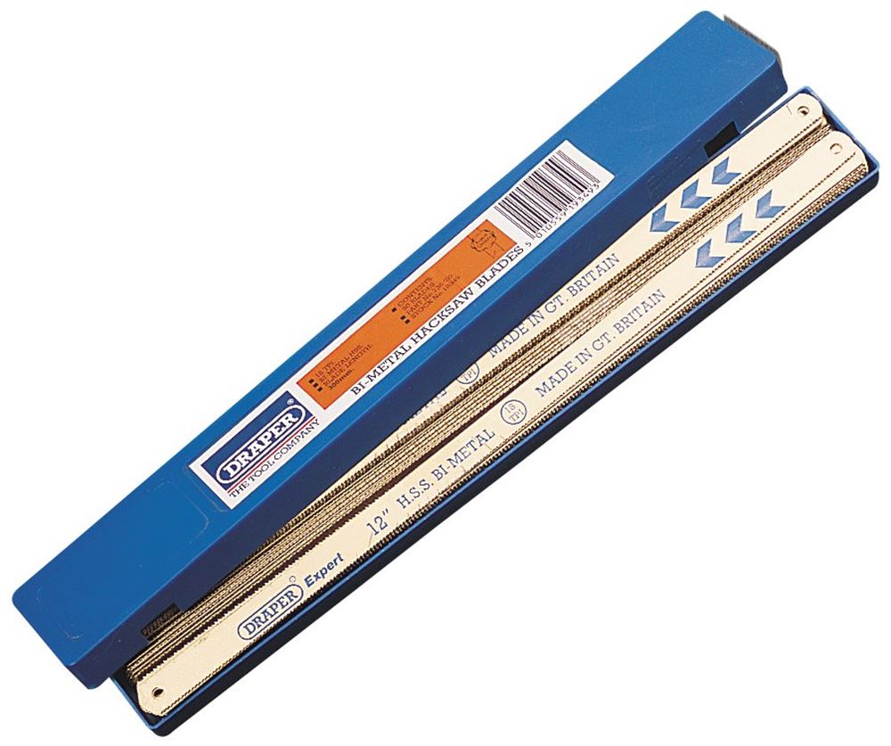 DRAPER 19349 - Box of 50 300mm 18tpi Bi-Metal Hacksaw Blades