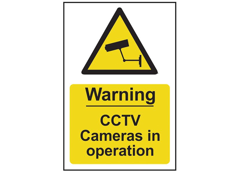 Scan SCA1311 Warning CCTV Cameras in Operation - PVC 200 x 300mm |