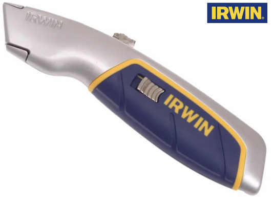 IRWIN 10504236 ProTouch Retractable Utility Knife Heavy Duty Metal Body Grip