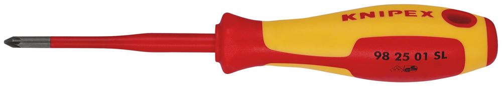 Draper PZ1 SLIMLINE SCREWDRIVER 72455 72455 VDE Insulated PozidrivÂ® Screwdrivers