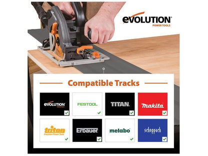 EVL R185CCSX Circular Track Saw Kit 185mm 1600W 240V